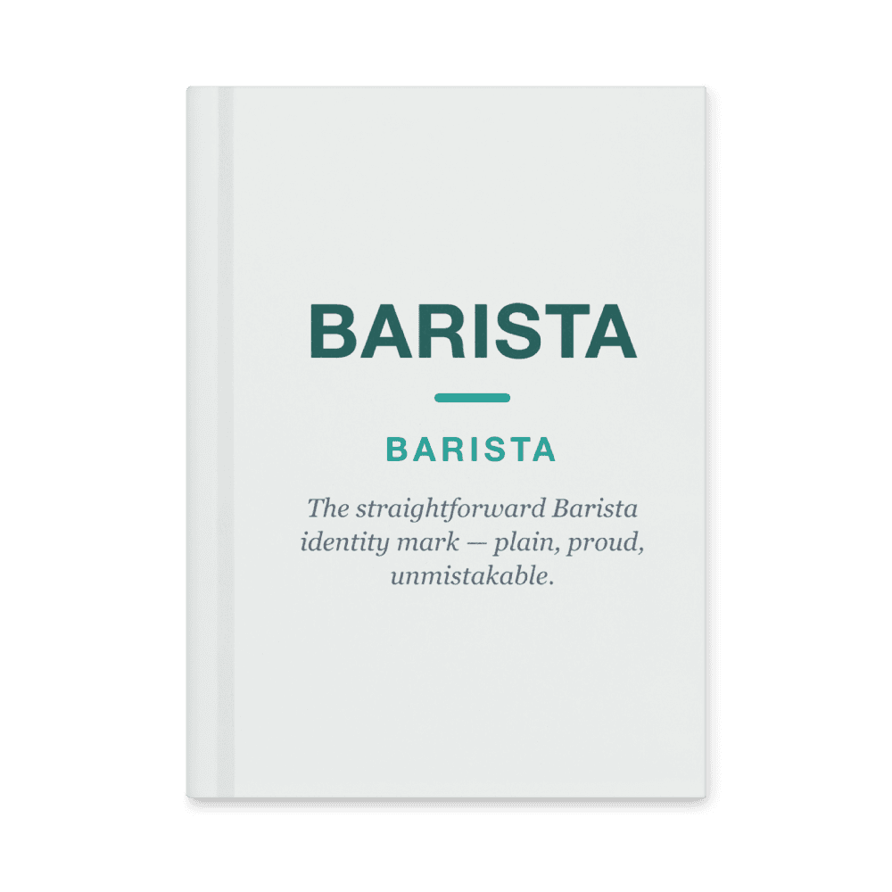 Barista Notebook — BARISTA
