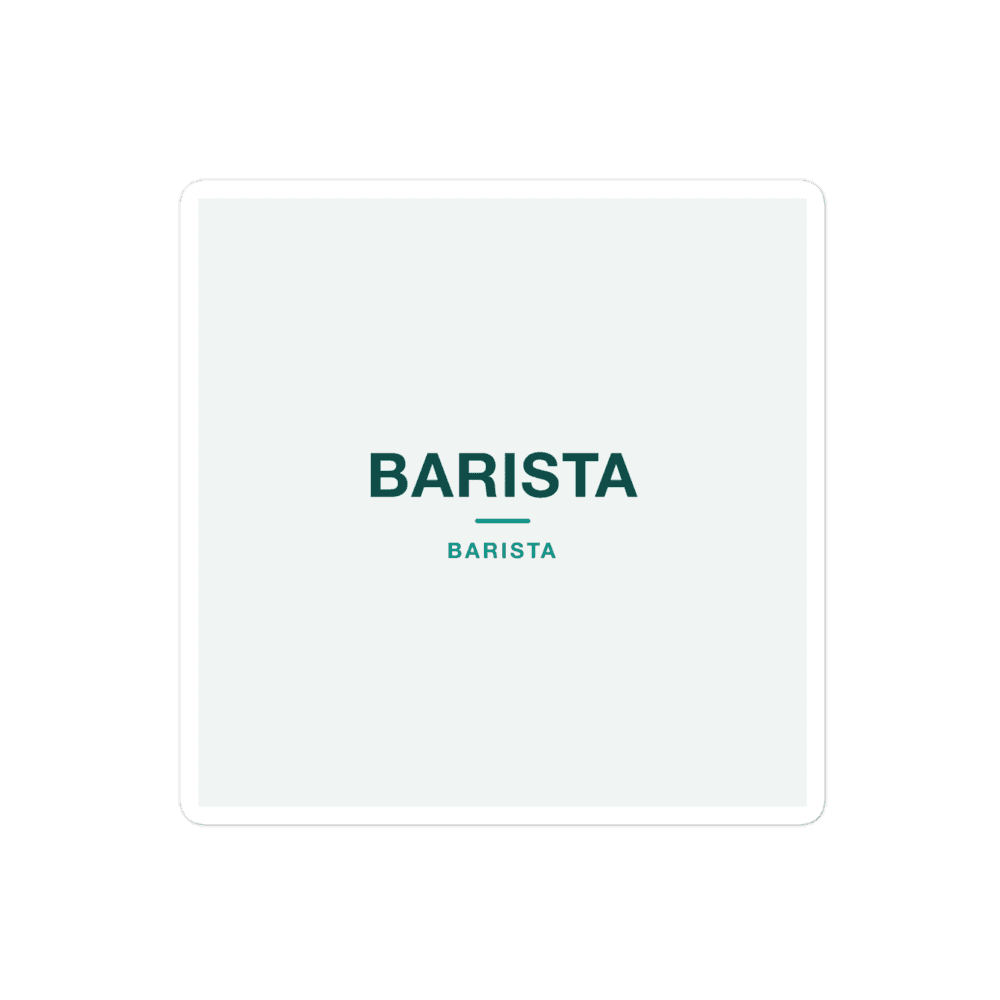 Barista Sticker — BARISTA