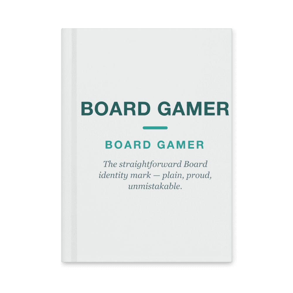 Board Gamer Notebook — BOARD GAMER