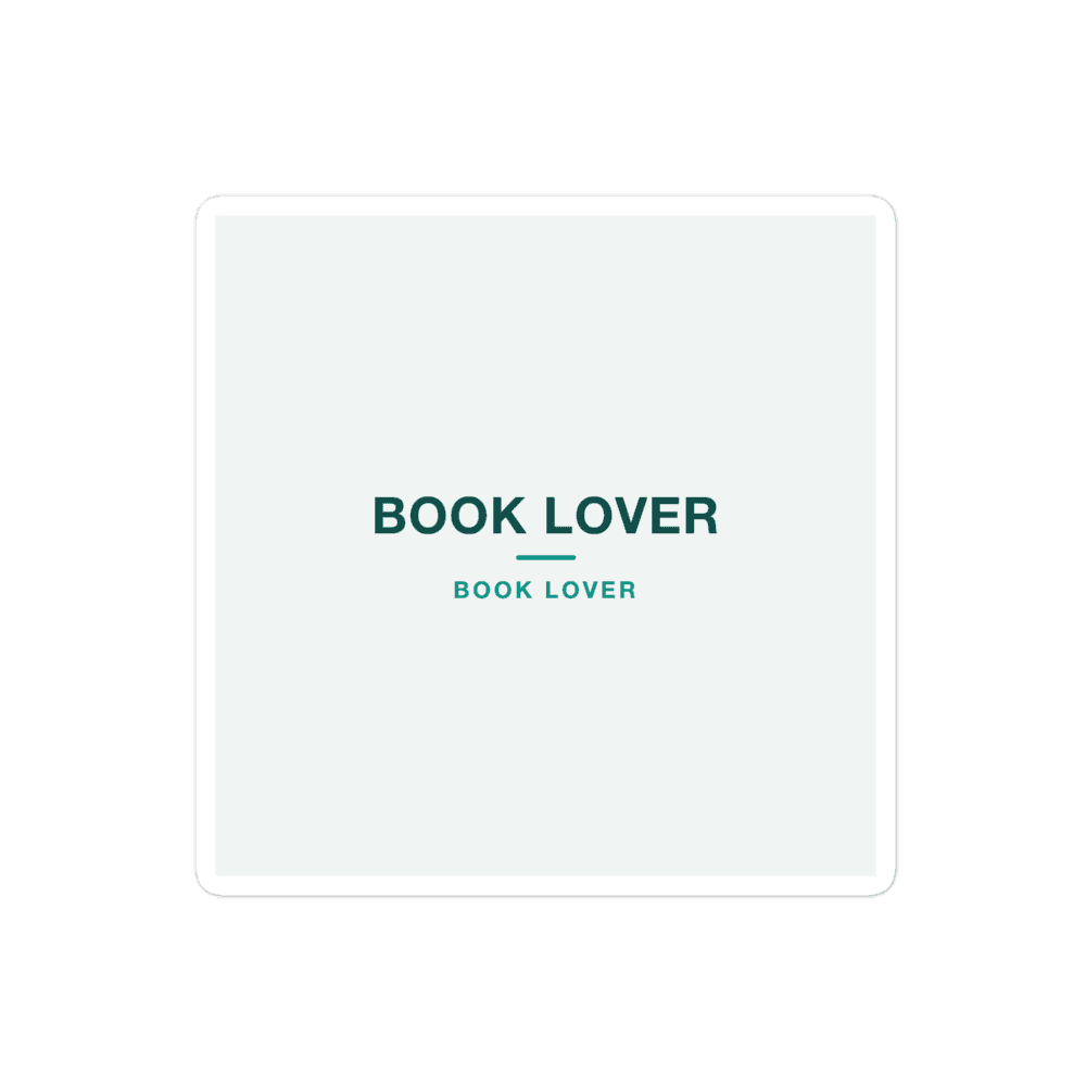 Book Lover Sticker — BOOK LOVER