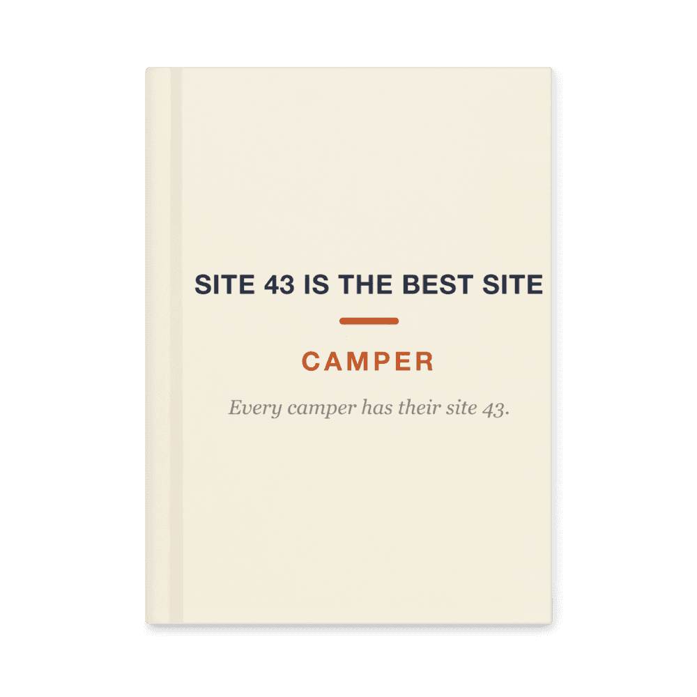 Camper Notebook — Site 43 Is The Best Site