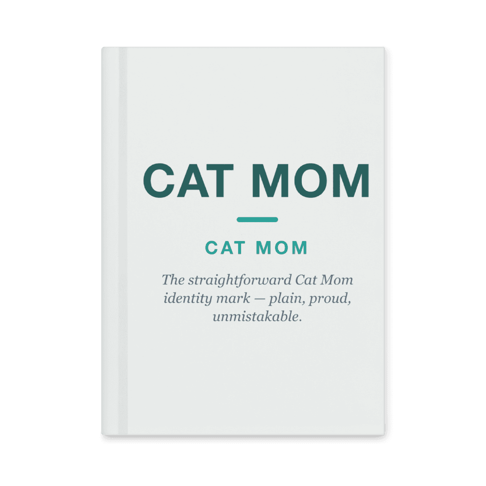 Cat Mom Notebook — CAT MOM