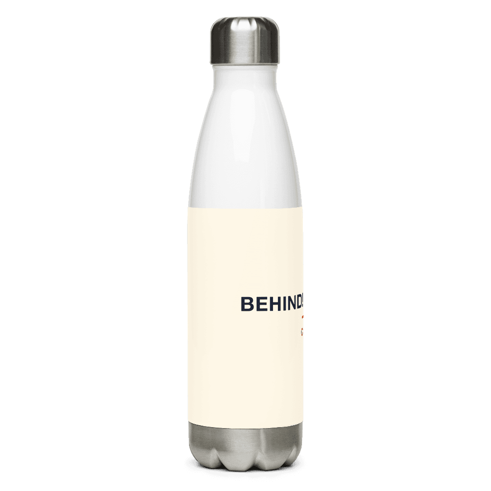Chef Water Bottle — Behind! Corner!