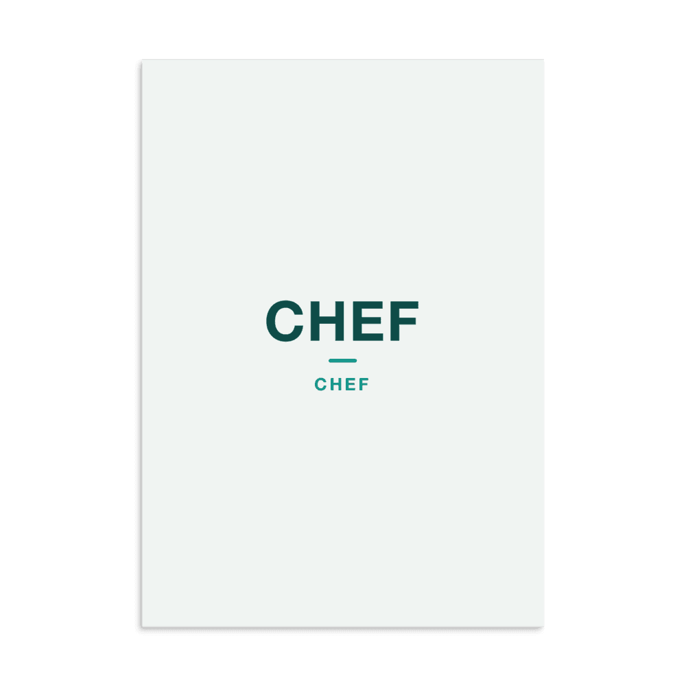Chef Poster — CHEF