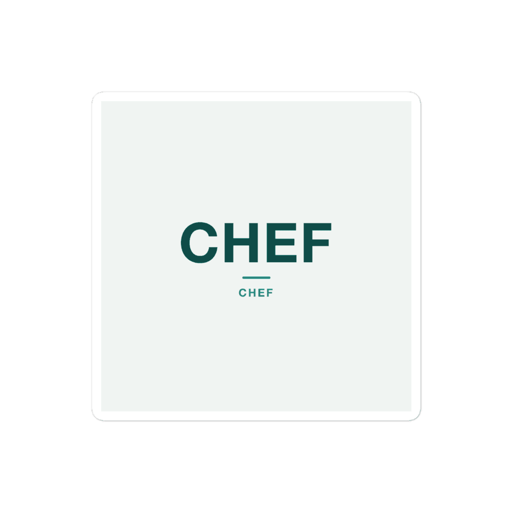 Chef Sticker — CHEF