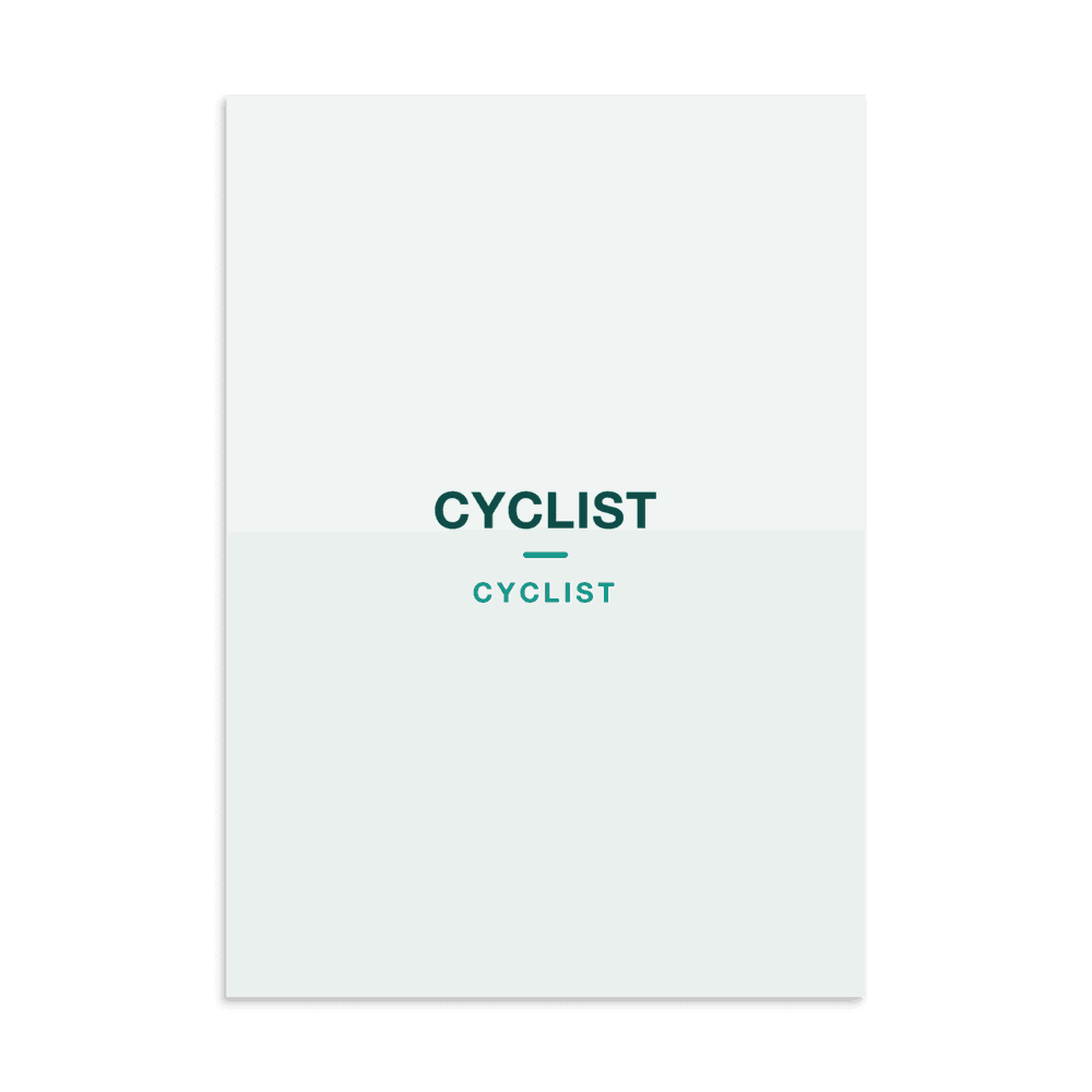Cyclist Poster — CYCLIST