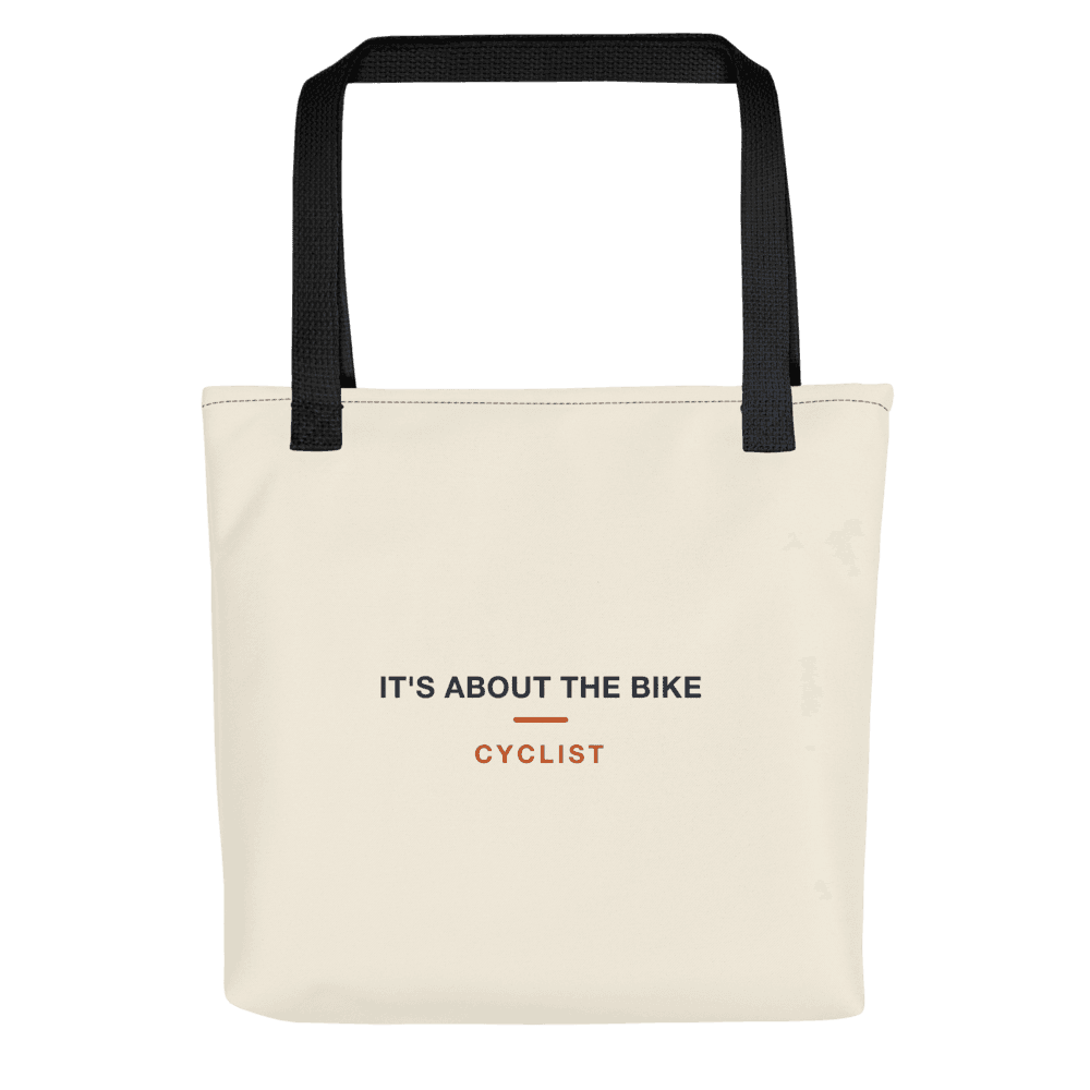 Cyclist Tote Bag — It's About the Bike