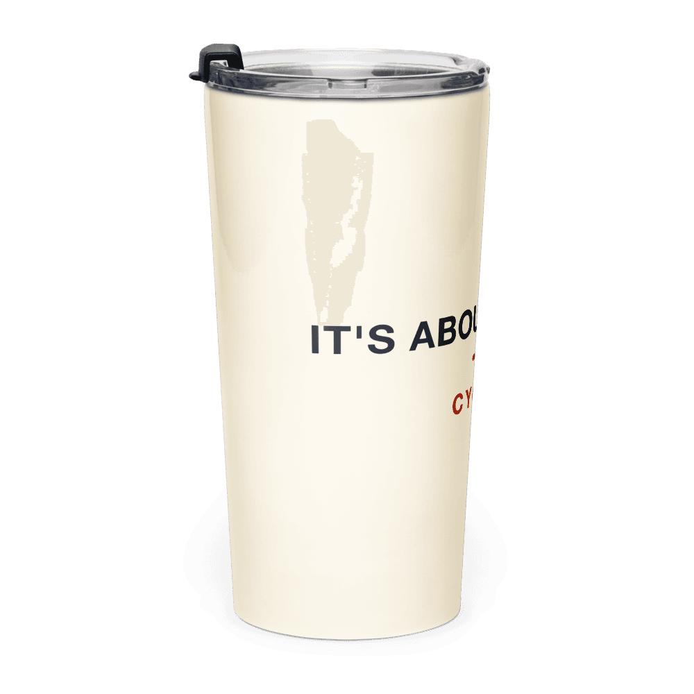 Cyclist Tumbler — It's About the Bike