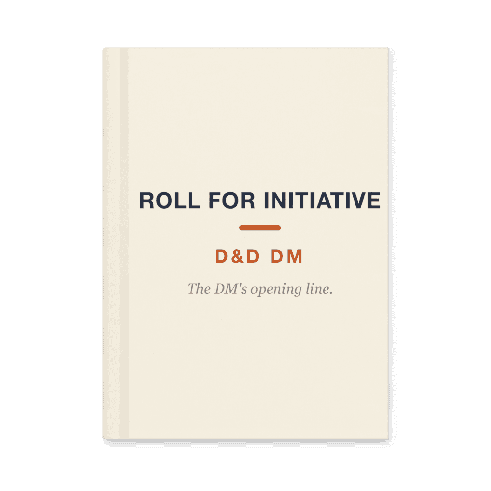 D&D DM Notebook — Roll For Initiative