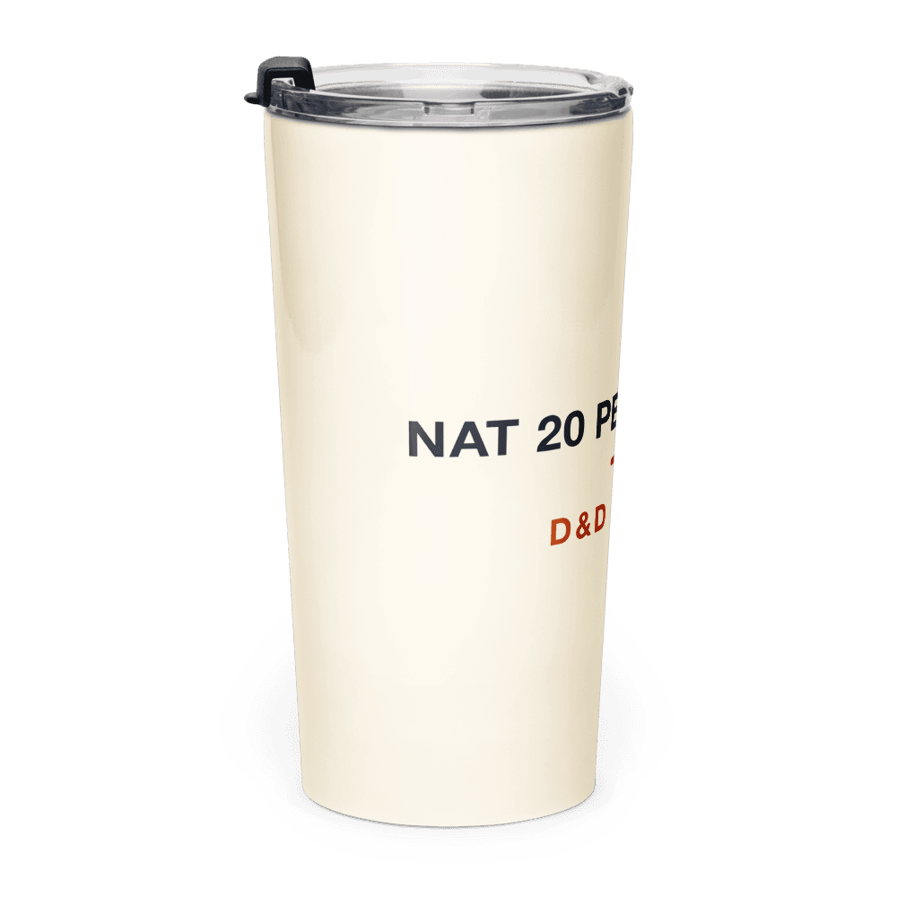 D&D Player Tumbler — Nat 20 Personality