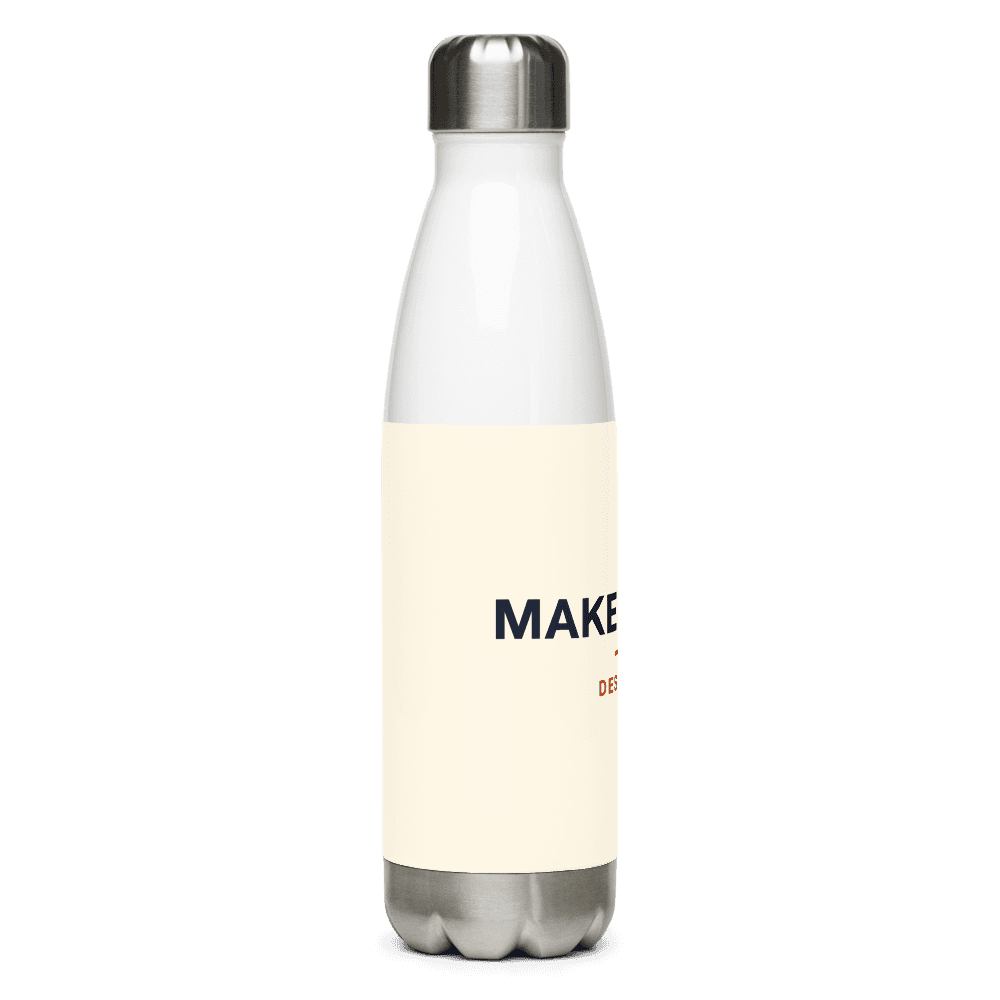 Designer Water Bottle — Make It Pop