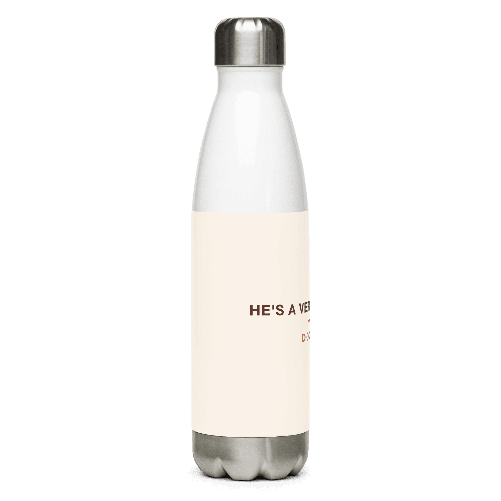 Dog Dad Water Bottle — He's a Very Good Boy