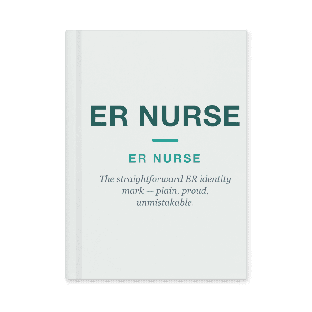 ER Nurse Notebook — ER NURSE