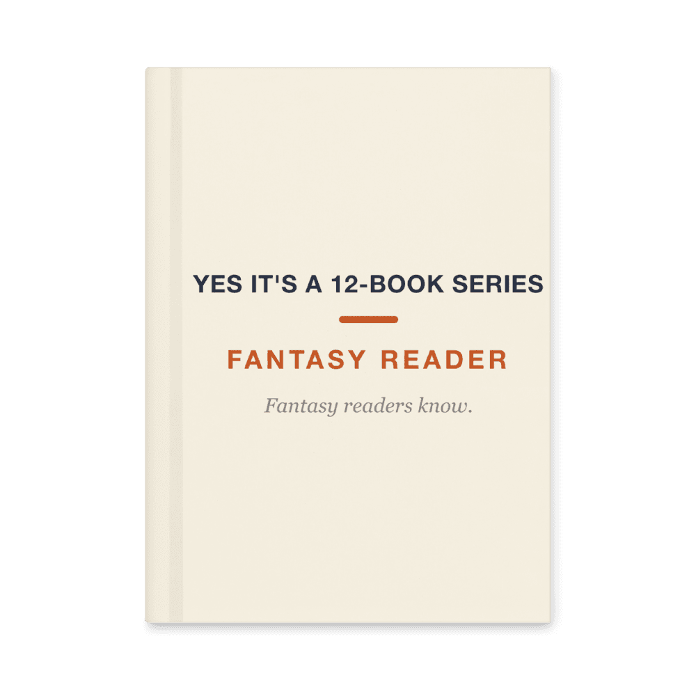Fantasy Reader Notebook — Yes It's a 12-Book Series