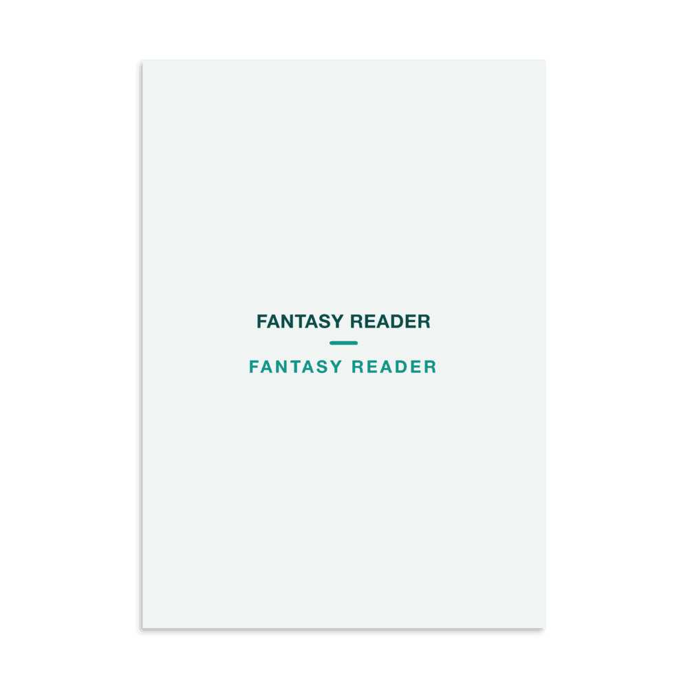 Fantasy Reader Poster — FANTASY READER