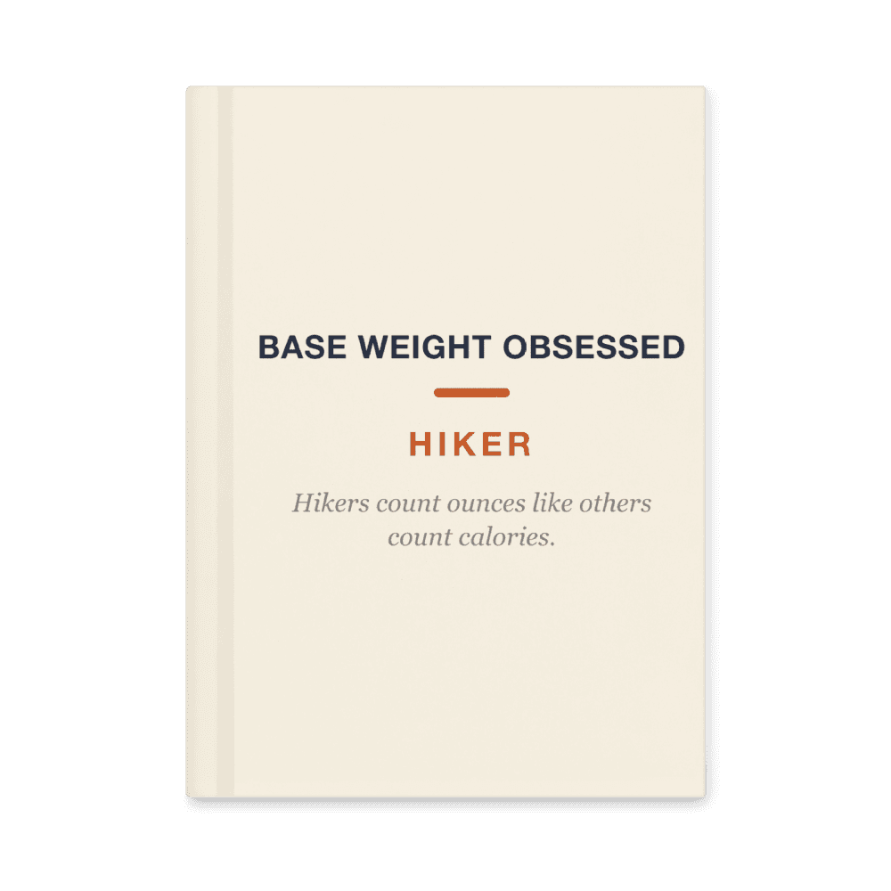 Hiker Notebook — Base Weight Obsessed