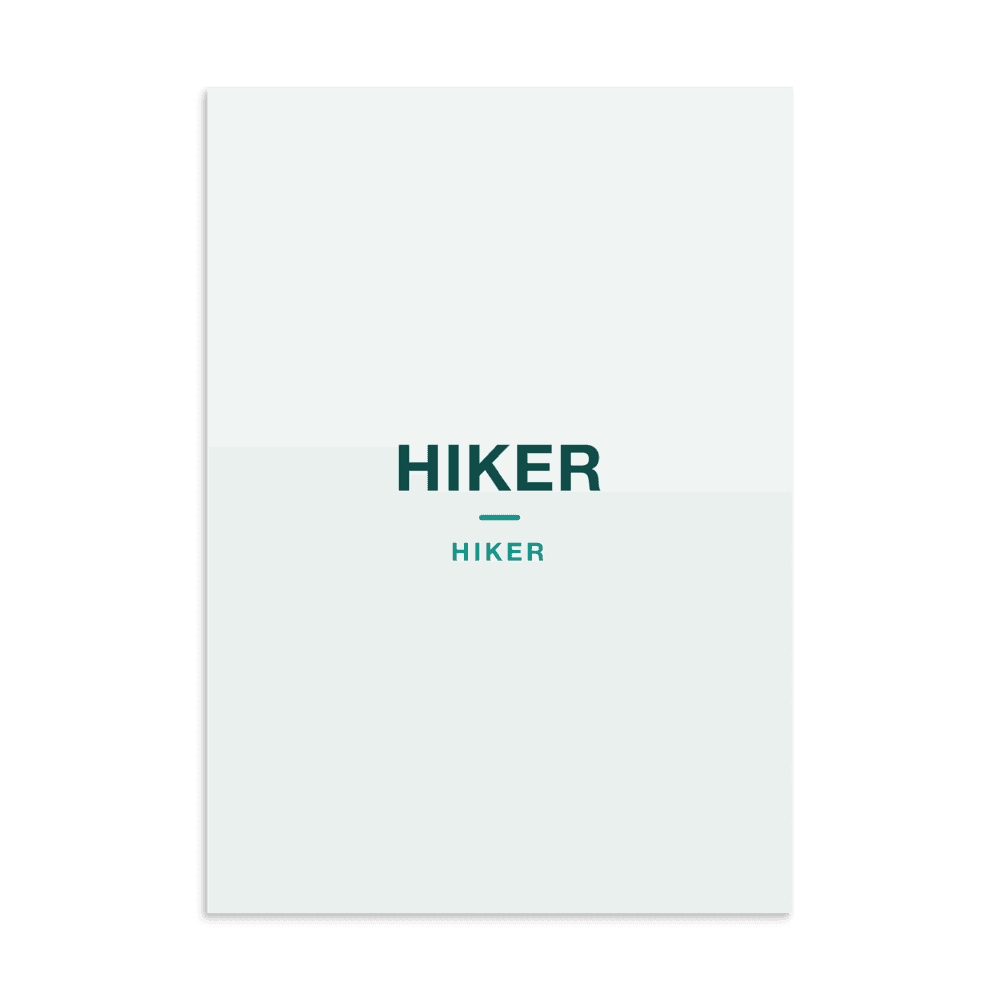 Hiker Poster — HIKER