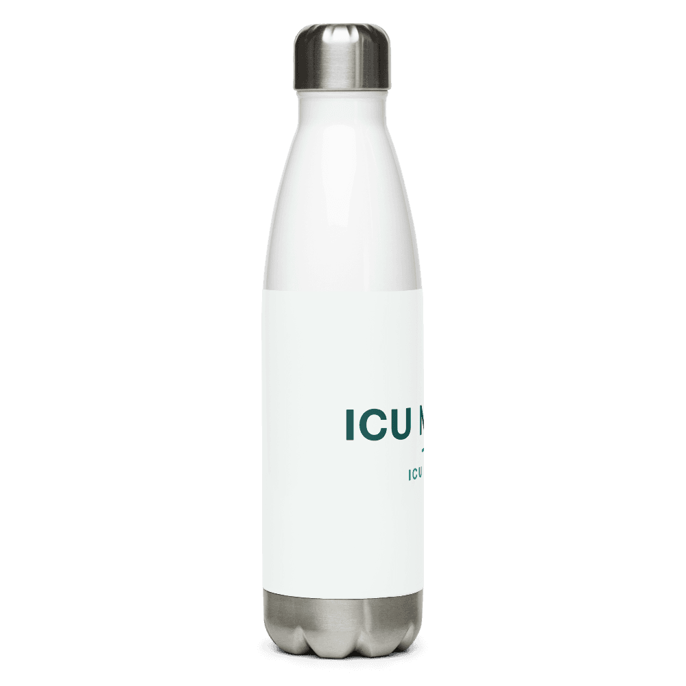 ICU Nurse Water Bottle — ICU NURSE