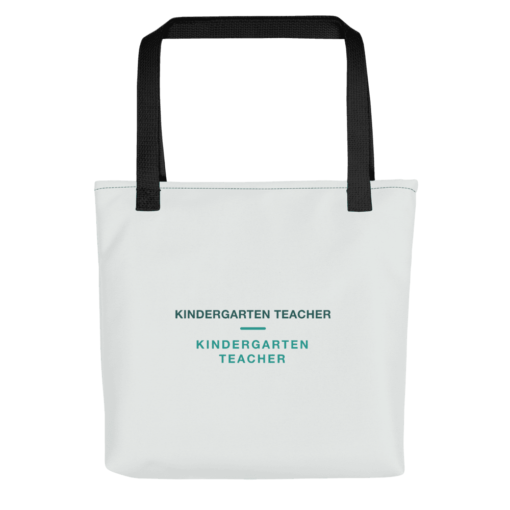 Kindergarten Teacher Tote Bag — KINDERGARTEN TEACHER