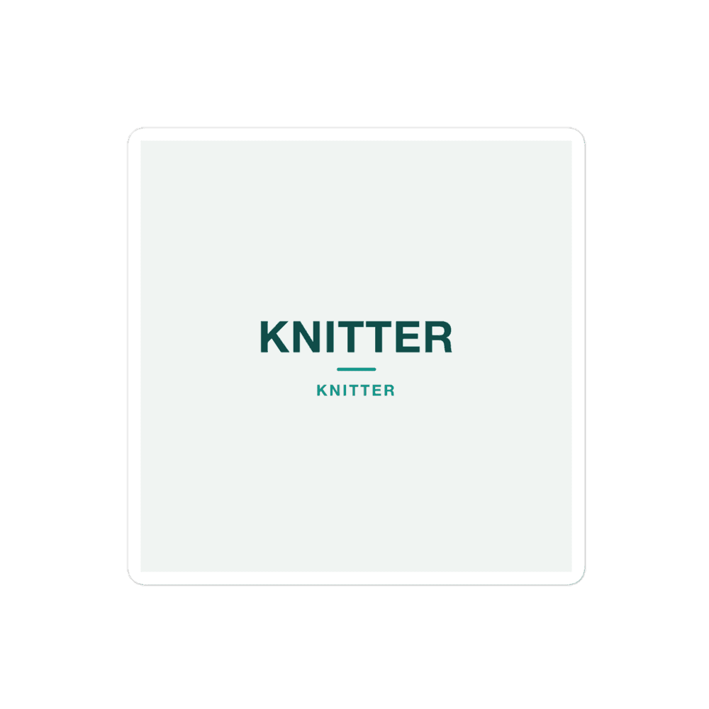 Knitter Sticker — KNITTER