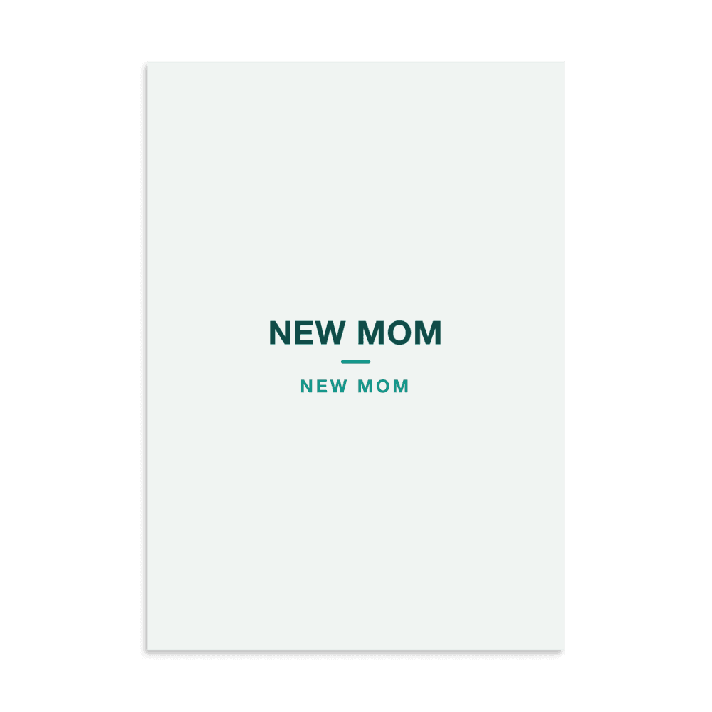 New Mom Poster — NEW MOM