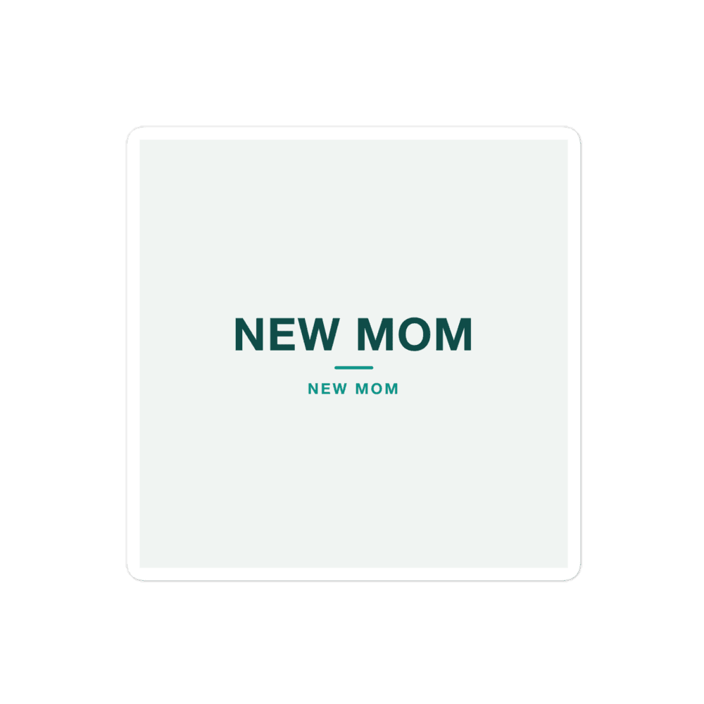 New Mom Sticker — NEW MOM