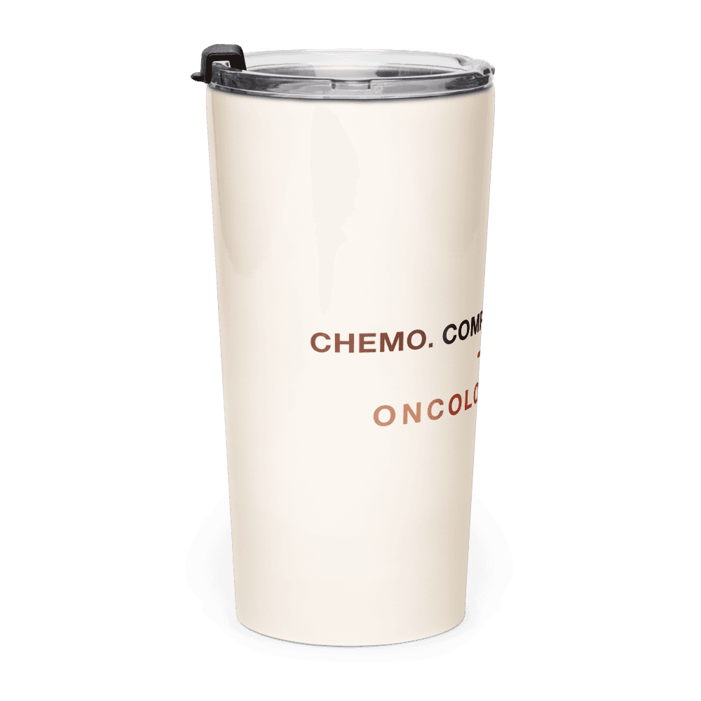 Oncology Nurse Tumbler — Chemo. Compassion. Coffee.