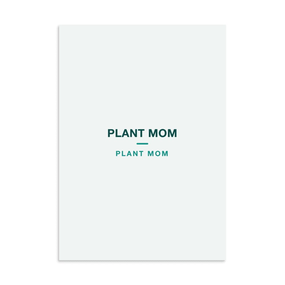 Plant Mom Poster — PLANT MOM