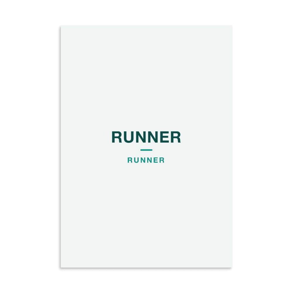 Runner Poster — RUNNER