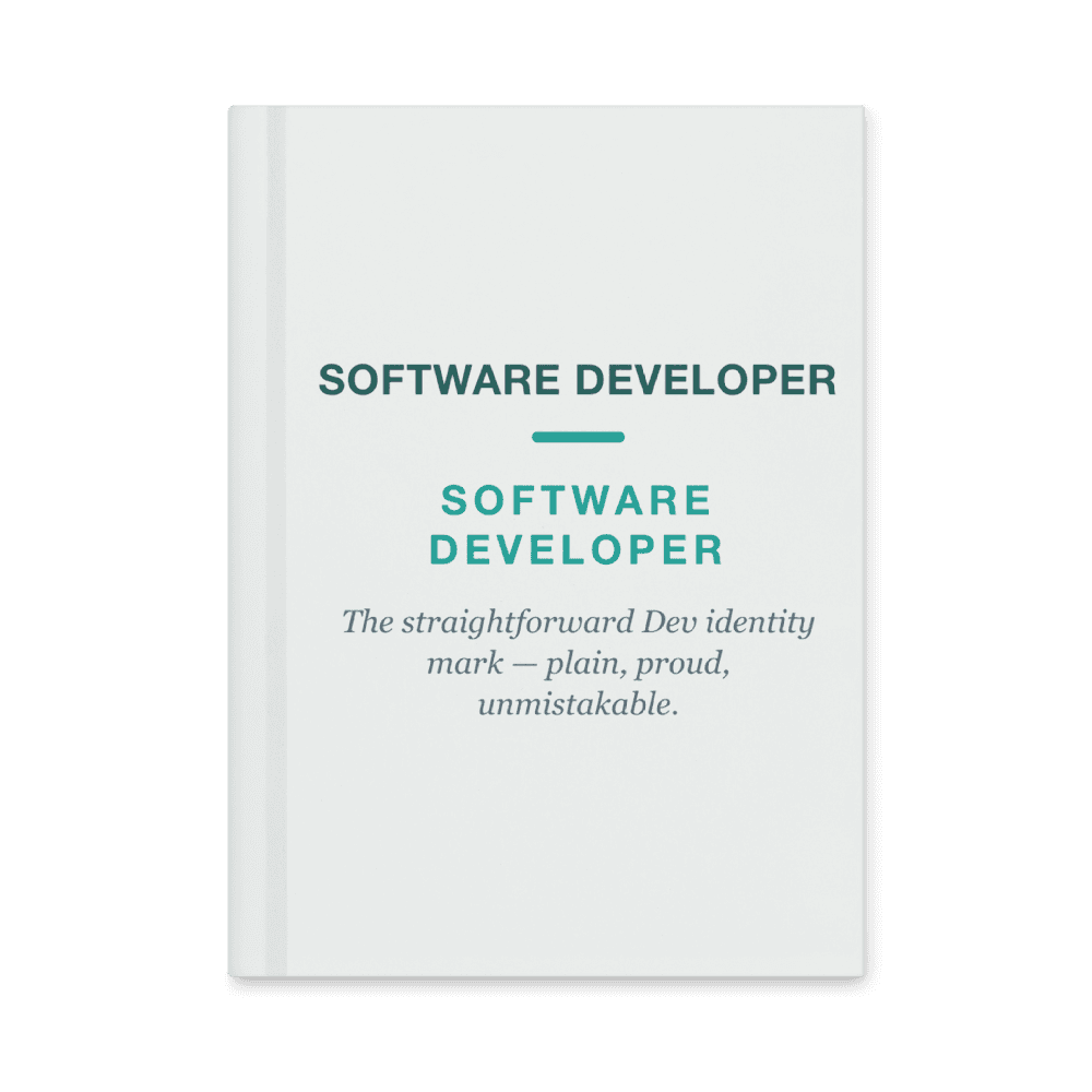 Software Developer Notebook — SOFTWARE DEVELOPER