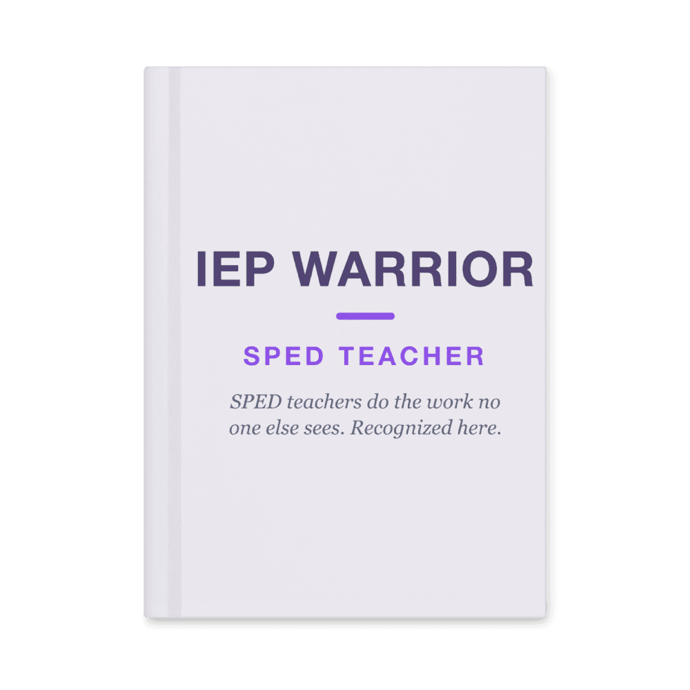 SPED Teacher Notebook — IEP Warrior