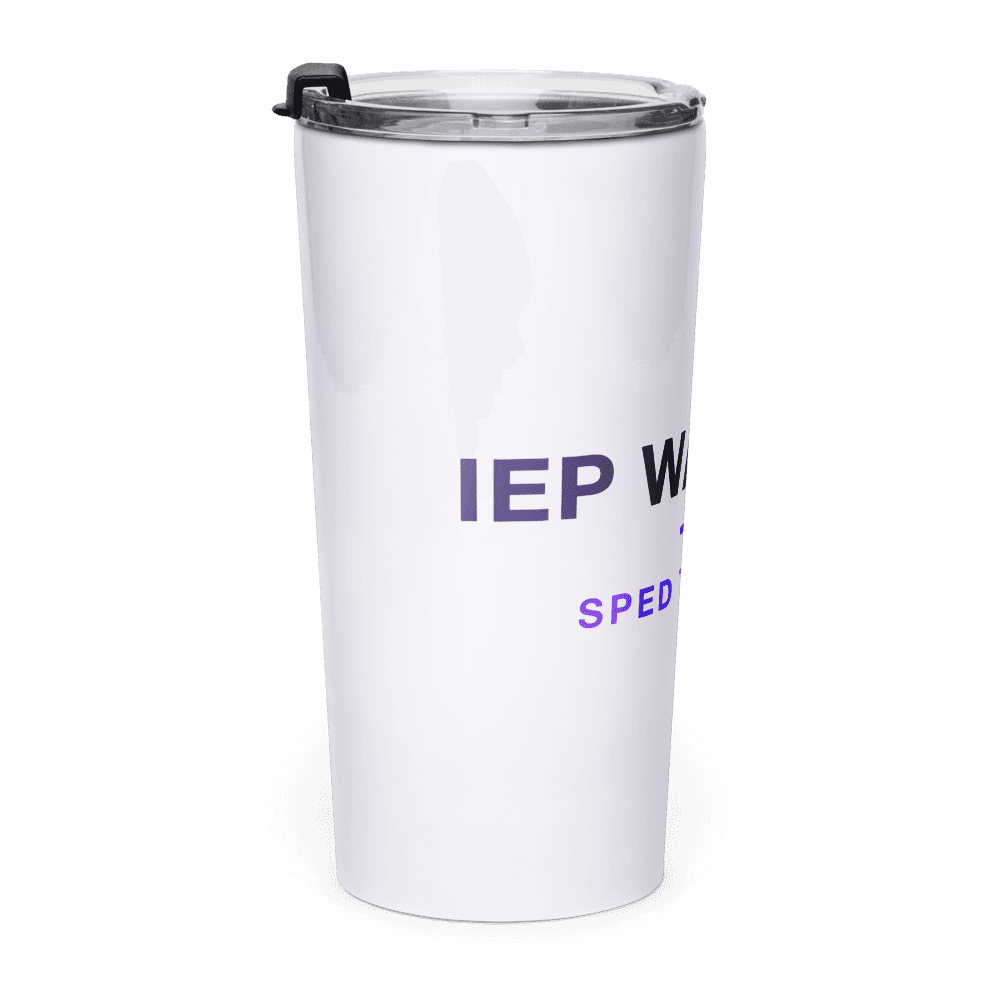 SPED Teacher Tumbler — IEP Warrior