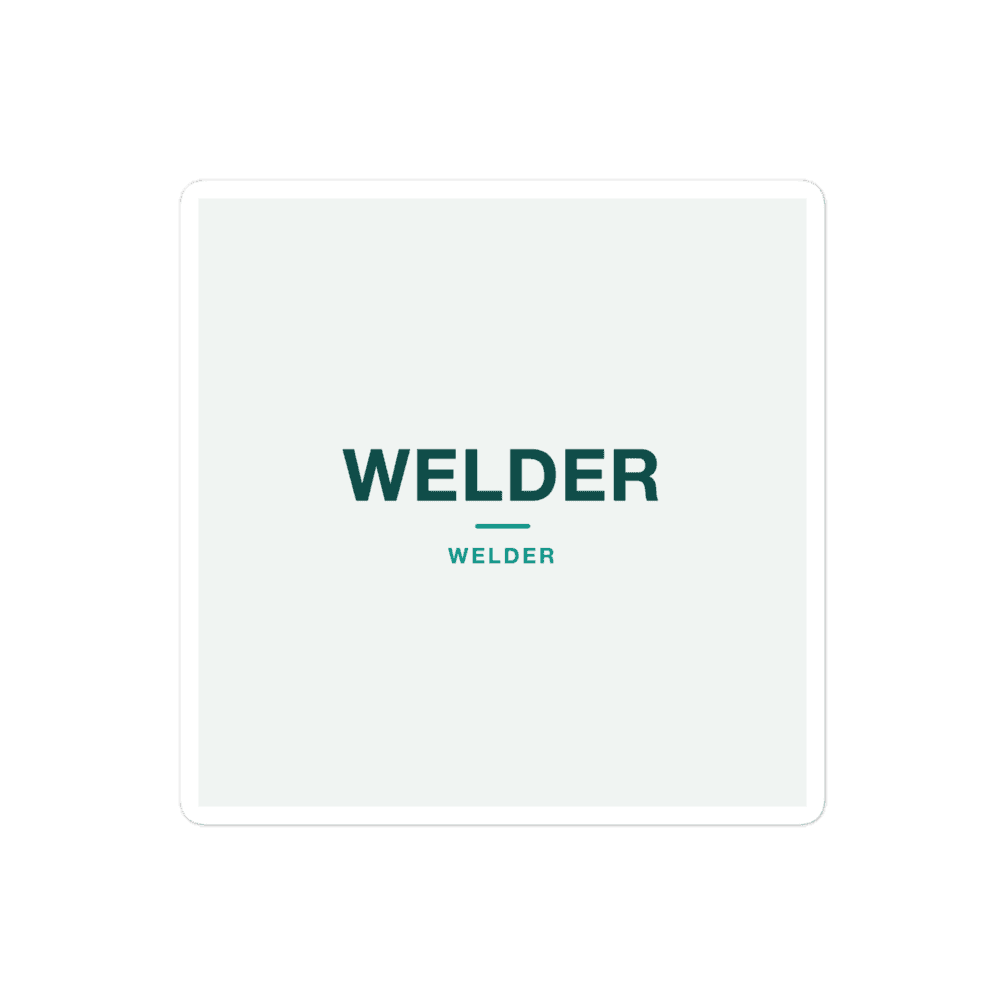 Welder Sticker — WELDER