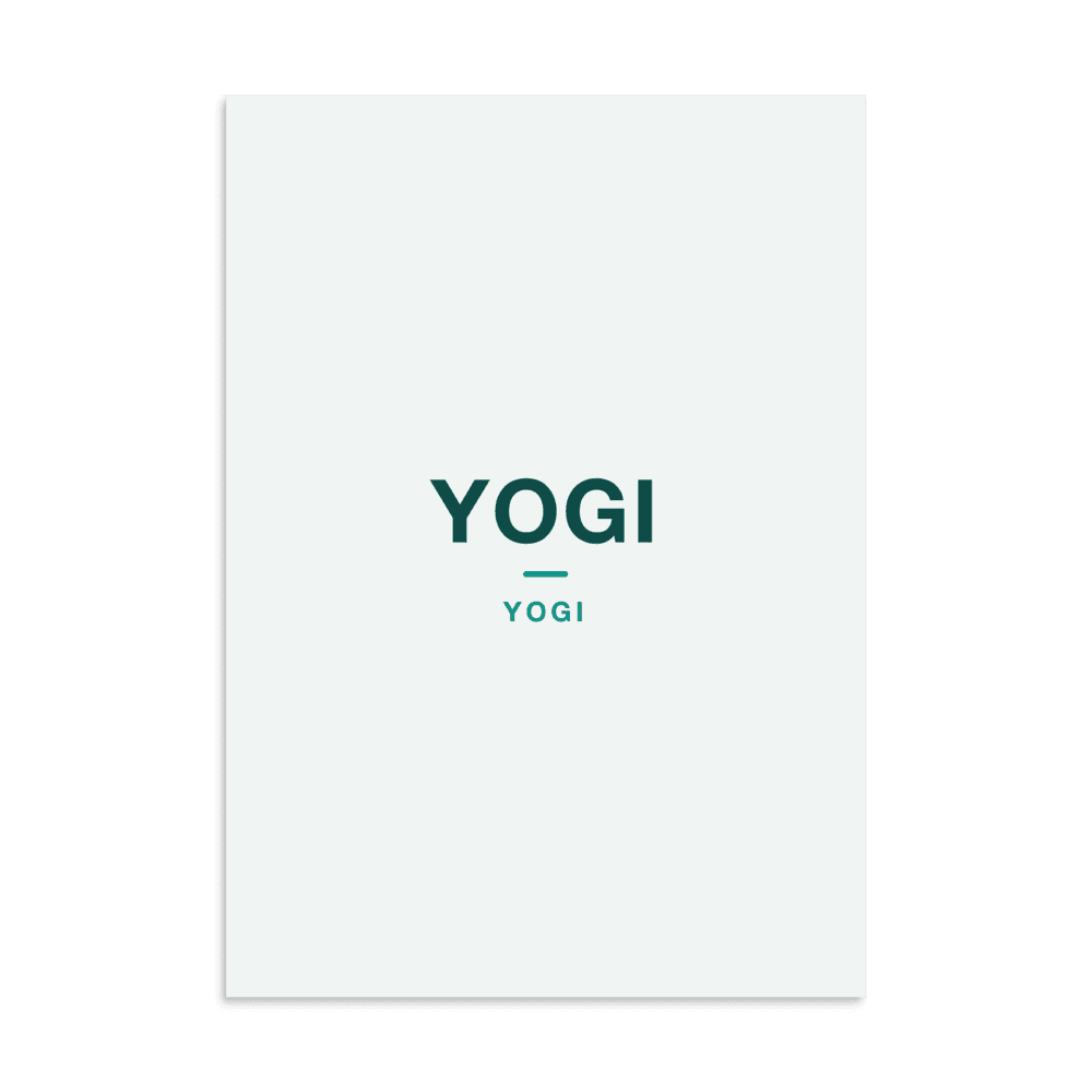 Yogi Poster — YOGI